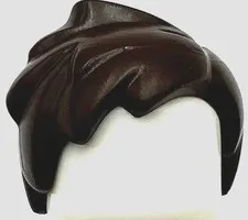 Lego New Dark Brown Minifigure Hair Short Tousled w/ Side Part Lock Sticking Up