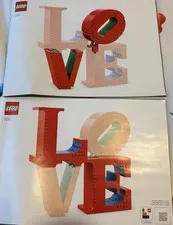 Lego Art LOVE Instruction Manuals Set Number 31214