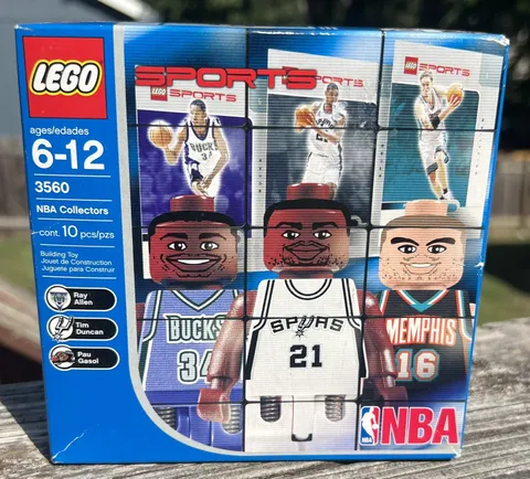 LEGO NBA Collection 3560 - Allen, Tim Duncan, Pau Gasol - UNOPENED SEALED