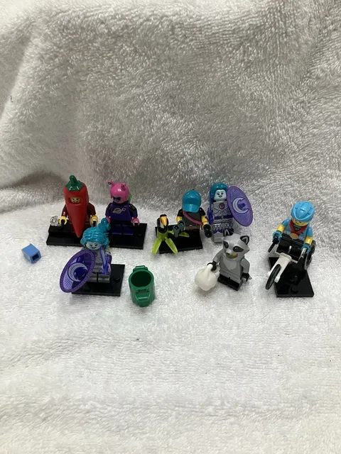 LEGO Series 22 Minifigure Lot - Racoon Suit, Space Creature, Night Protector