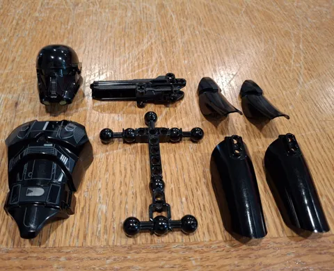 LEGO Buildable Figure Stars Wars Death Trooper Bulk Lot Parts Plastic Multicolor