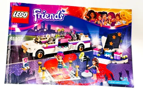 Lego Friends 41107 Pop Star Limo Limousine Instructions Manual Booklet