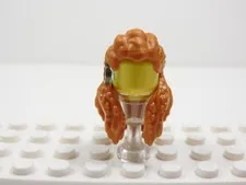 LEGO Horizons Dark Orange Long Hair Braided Minfig S9