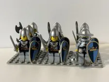 Lego Castle Fantasy Era Minifigure Lot Of 9 W/ Weapons