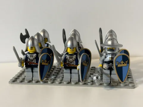 Lego Castle Fantasy Era Minifigure Lot Of 9 W/ Weapons
