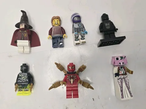 LEGO Marvel Super Heroes Minifigure Lot (7) Spider-Man Iron Vader Potter Minifig