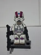 Star Wars  Elite Nova Corp Galactic Marine 21st Clone Purple Trooper Custom Lego