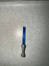 Lego Star Wars DARK BLUE LIGHT SABER w silver Hilt Jedi Minifig Blade Weapon@