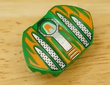 2001 LEGO Racers Green Slope Specialty Block 30600pb04 From Set 4572