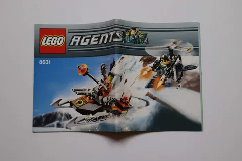 LEGO® Agents 8631 Jetpack Pursuit Instruction Manual Only!
