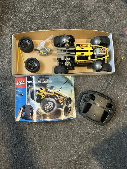 LEGO Racers RC HOT FLAME 8376 Race Buggy Car Radio Remote Control 98% Complete