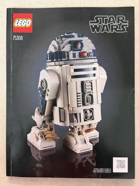 Lego Instructions Only Star Wars Sculptures 75308 R2-D2, Manual Booklet Book