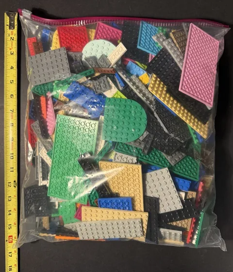 LEGO Large 8lb Bulk Lot of Mixed Plates Multicolor Pieces