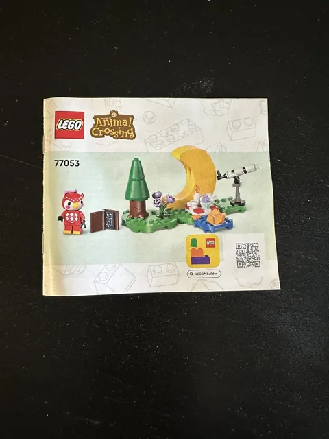 LEGO Animal Crossing 77053 Stargazing with Celeste Instruction Manual Only! 