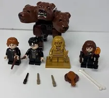 LEGO HARRY POTTER 76387 HOGWARTS FLUFFY ENCOUNTER MINIFIGURE SET & WIZARD CARDS