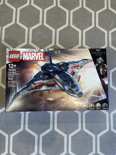 LEGO Marvel Avengers Age of Ultron Quinjet 76325 1131 pcs 12+ Stand