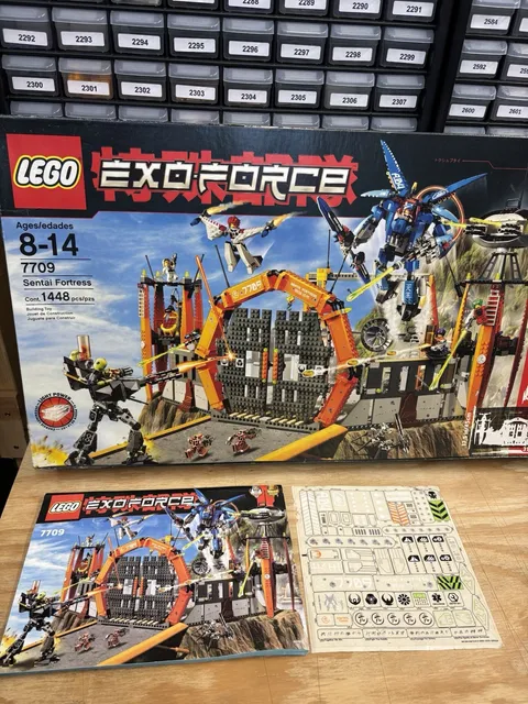 LEGO Exo-Force Sentai Fortress 7709 100% Complete with Instructions