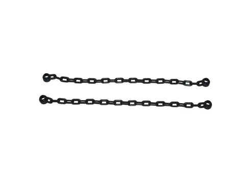 2 Lego® Figure Minifig Accessories Chain SHORT BLUISH GREY