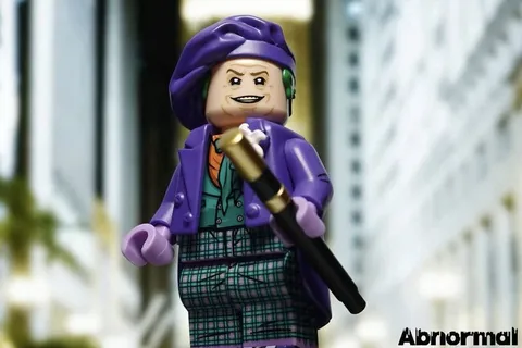 LEGO DC Superheroes Jack Nicholson Joker custom minifigure By Abnormal