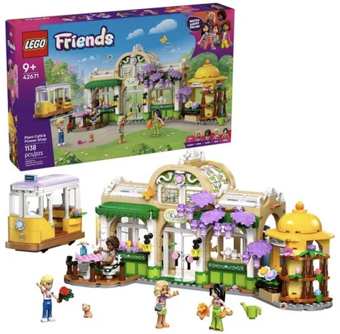 LEGO Friends Plant Café & Flower Shop 1138 Pieces 42671 New Factory Sealed Box