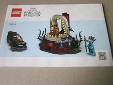 LEGO instructions instruction Marvel Black Panther Wakanda for Ever 76213