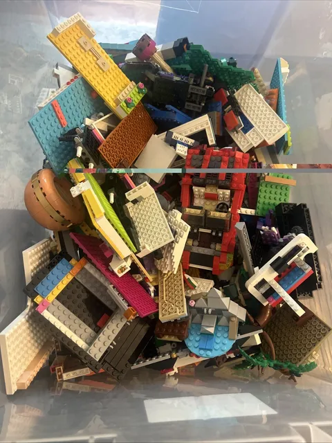 LEGO Bulk Lot 10 lbs Incomplete Partial Sets • Bricks Plates MOC Builder Bundle
