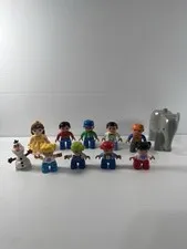 LEGO Duplo  People and elephant ..lot of 11