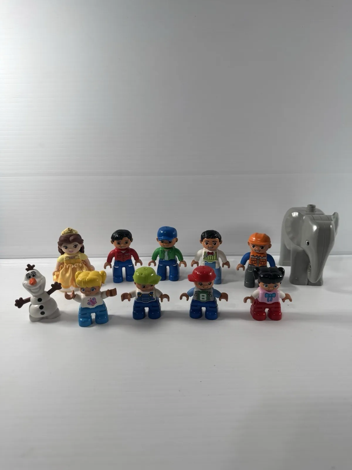 LEGO Duplo  People and elephant ..lot of 11