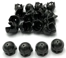 Lego 20 New Pearl Dark Gray Minifigure Headgear Helmet w/ Cheek Guard Parts