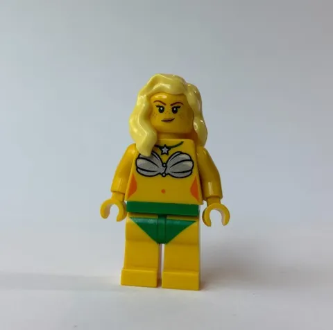 Lego Female Bikini Minifigure Swimsuit Blond City Freckles Green Lot CMF rare