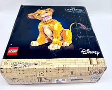 LEGO Disney The Lion King Simba 43247 Collectible Building Set 1445pcs Open Box