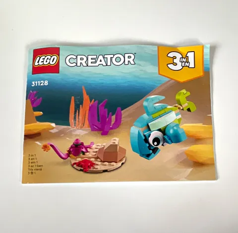LEGO Creator 3-in-1 Illustrated Instruction Manual Booklet 31128 EN FR NL