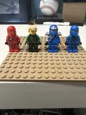 LEGO NINJAGO Ninja Minifigure Lot of 4