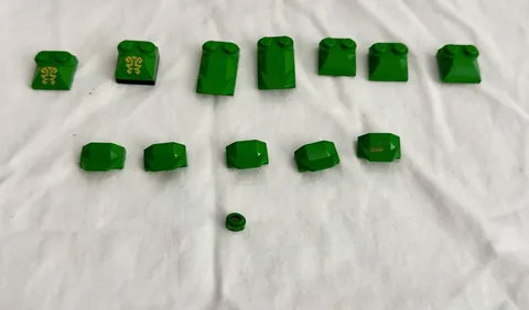 Lego Bionicle Green Figure Body Parts (13)