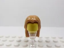 LEGO Medium Nougat Long Straight Hair Minifig Center Part H12