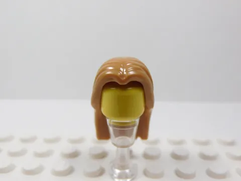 LEGO Medium Nougat Long Straight Hair Minifig Center Part H12