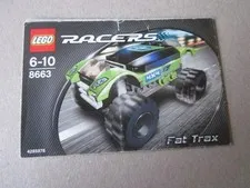 Lego Racers Building Instructions Instruction 8663 Fat Trax
