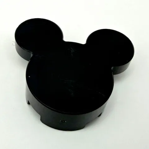 LEGO Part - Black Mickey Mouse Head Tile - Plastic Building Piece - 1pc