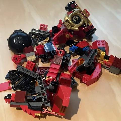 LEGO Samurai Mech 9448 Ninjago Rise Of The Snakes Incomplete No Minifigures