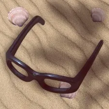Barbie Doll BLACK Small Glasses Sunglasses Shades Ken Clone Brat