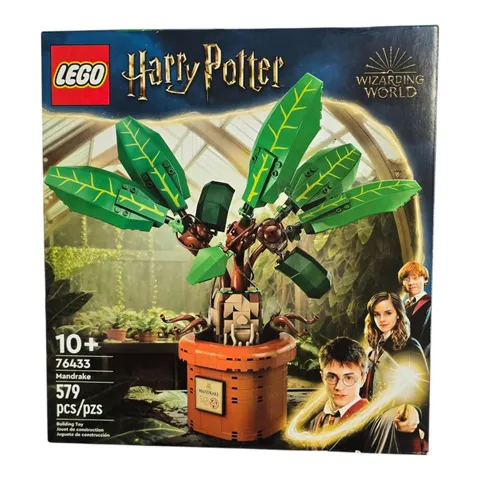 LEGO Harry Potter Wizarding World Mandrake (76433) 579 pcs Kit NEW Sealed!