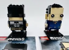 LEGO BrickHeadz 41610 Justice League Tactical Batman & Superman 209pc w/ Manual