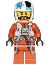 Temmin 'Snap' Wexley - Medium Nougat Lines Under Eyes and Chin - Used LEGO