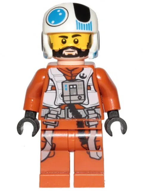 Temmin 'Snap' Wexley - Medium Nougat Lines Under Eyes and Chin - Used LEGO