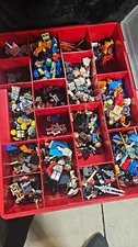 LEGO Bulk Lot Mixed Minifigures. Parts & Accessories in Organizer Box