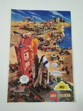 Rare Advertising Flyer Promotional Sheet LEGO City City 6339 6544 6336 6338 6614 1995