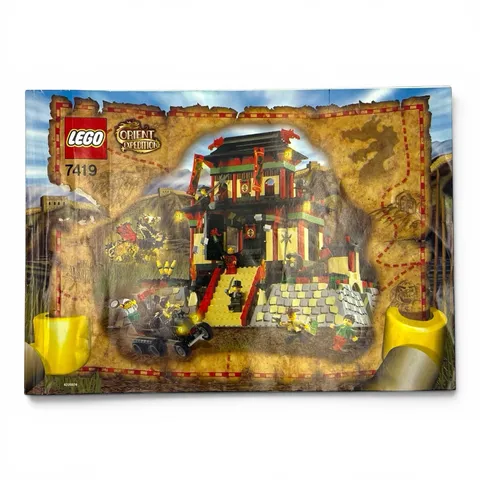 LEGO Adventurers Dragon Fortress Orient Expedition Instructions Manual 7419 READ