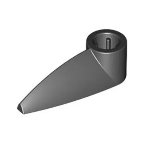 LEGO Brique Pièce 4x Noir 1x3 Bionicle Oeil Dent Griffe Axe Trou 6288220 48267