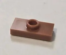 LEGO Parts - Dark Orange Plate 1 x 2 with 1 Stud (Jumper) - No 15573