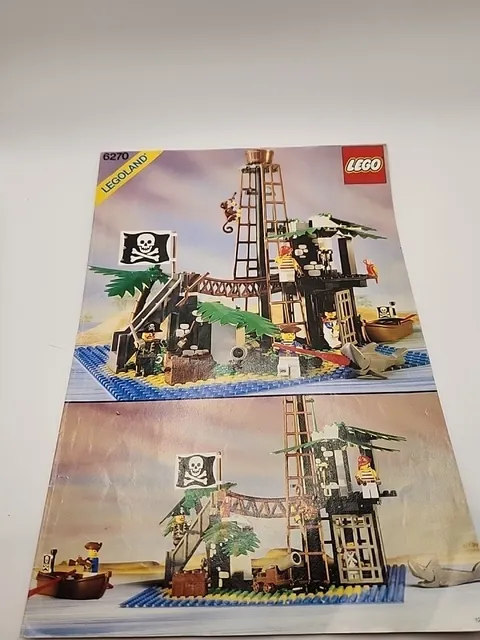 Lego Pirates Forbidden Island (6270) Instruction Booklet Only